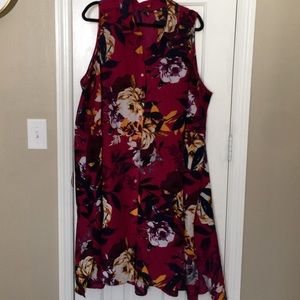 Sleeveless collared dress
